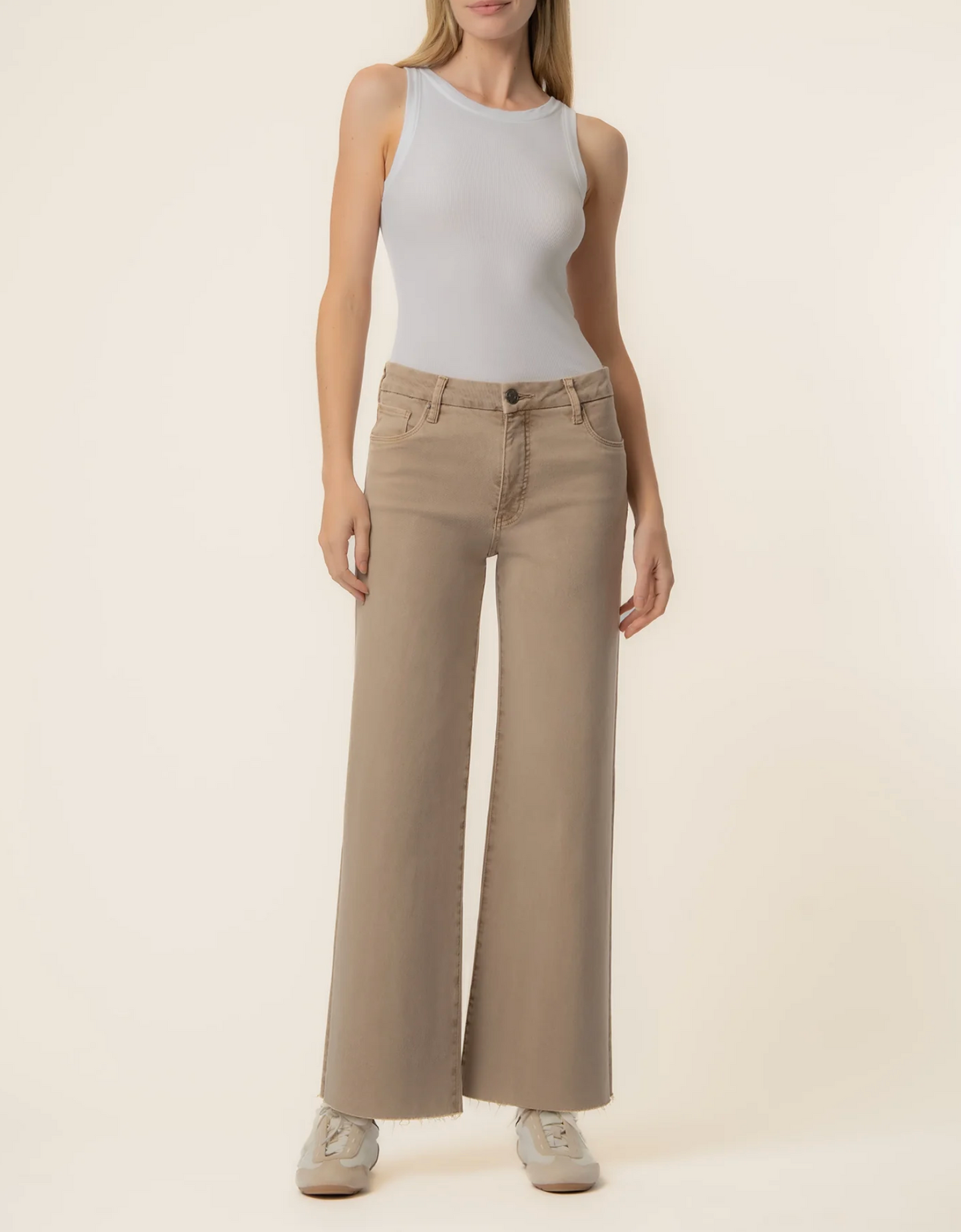 MEG HIGH RISE FAB AB WIDE LEG