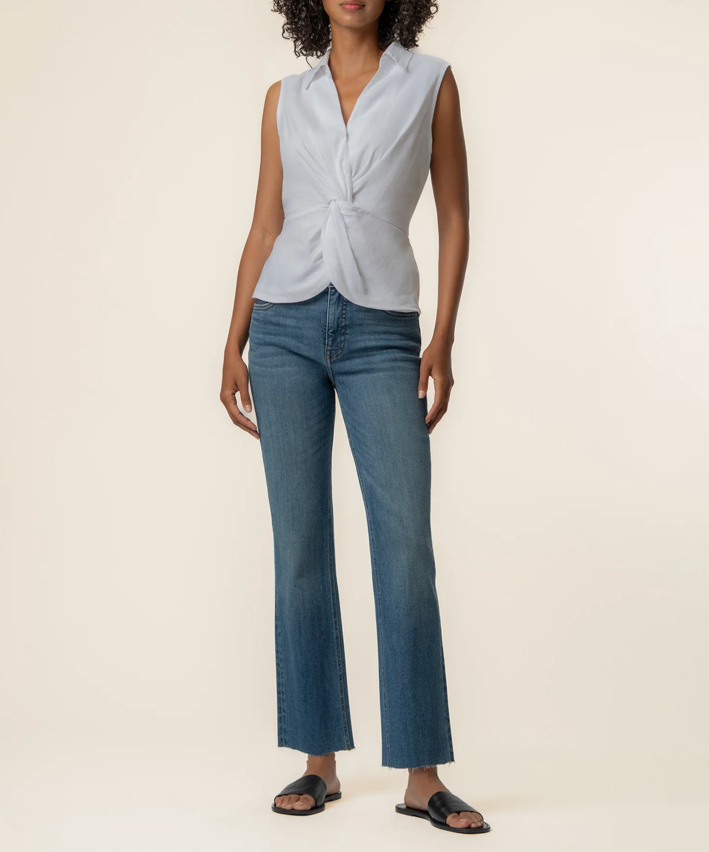 SARA LINEN TOP