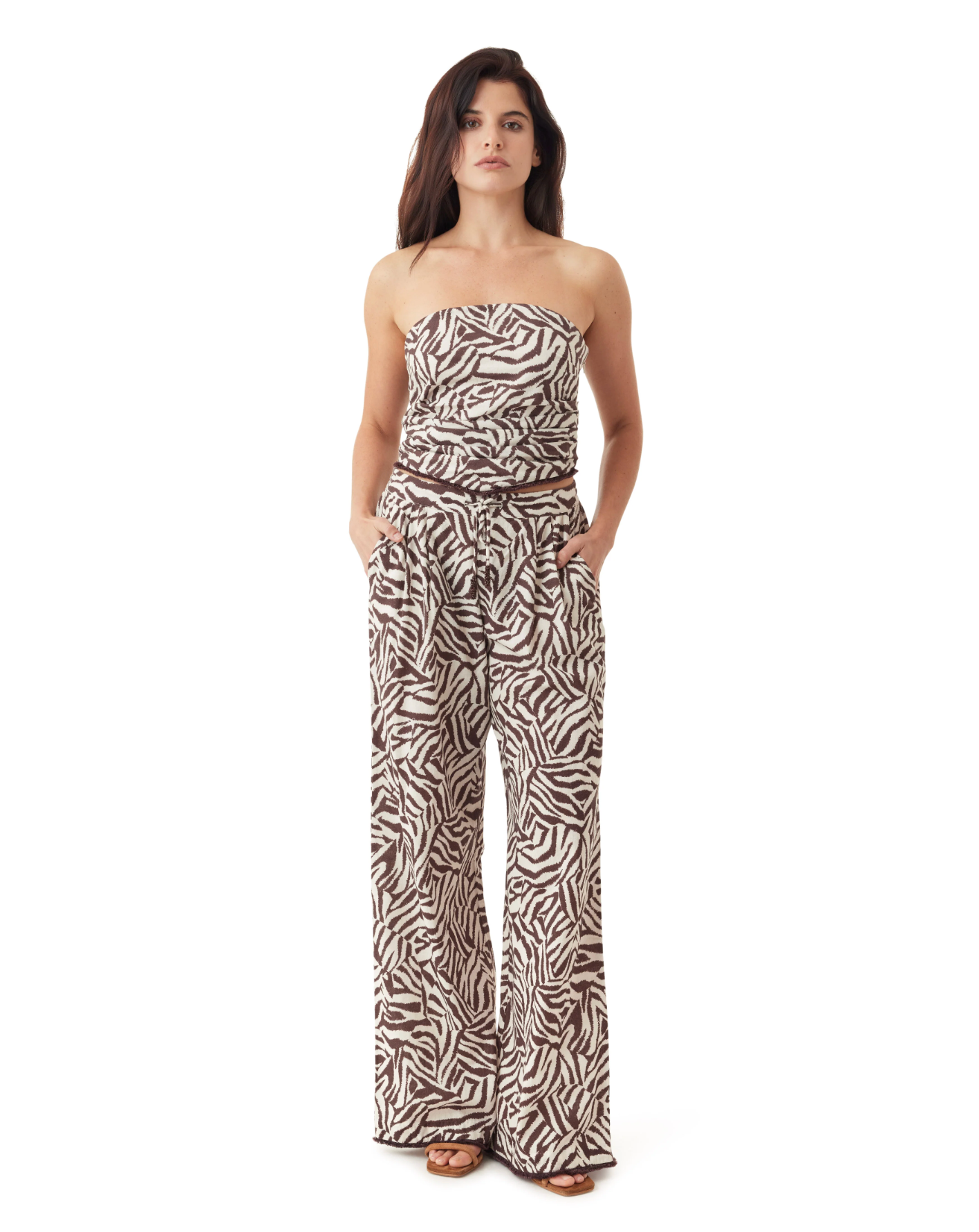 PULL ON WIDE LEG PANT