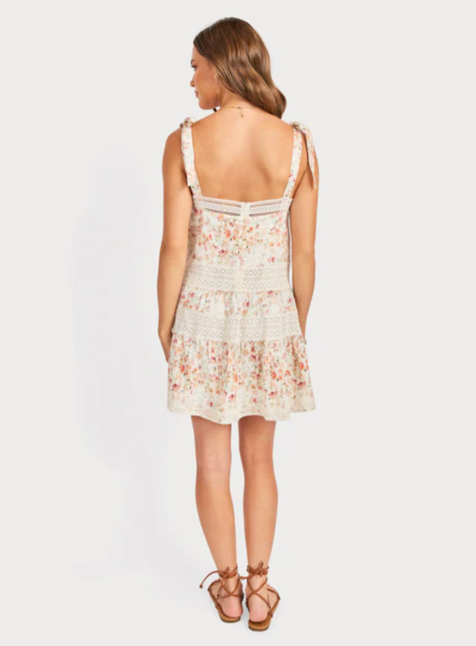 ROSITA LACE TRIM MINI DRESS