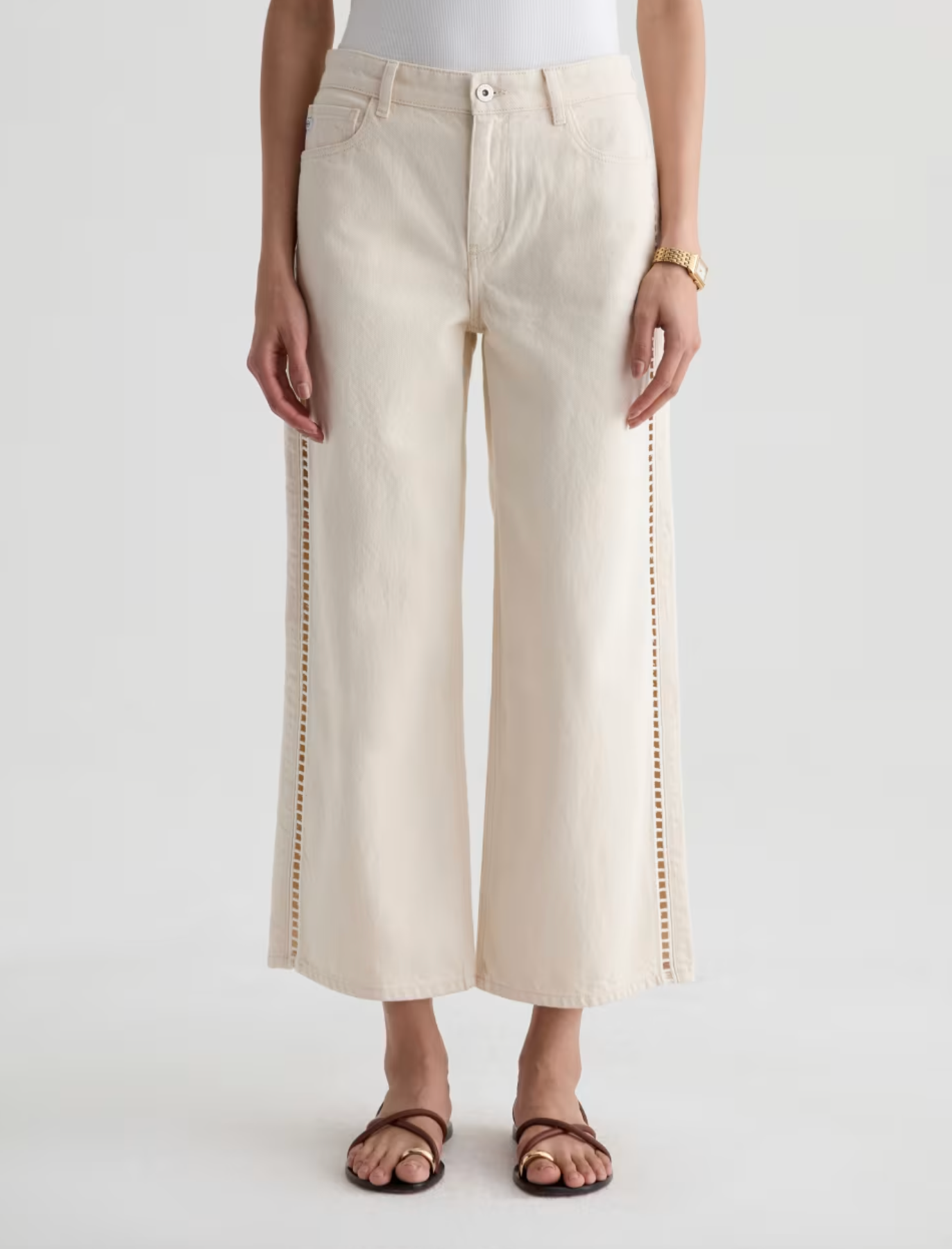 SAIGE WIDE LEG CROP JEAN