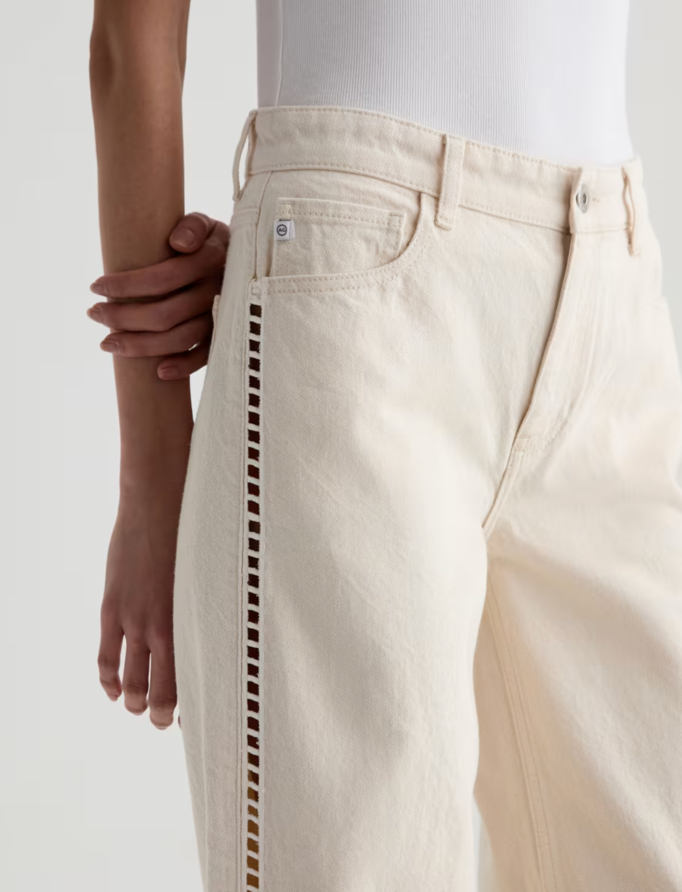 SAIGE WIDE LEG CROP JEAN