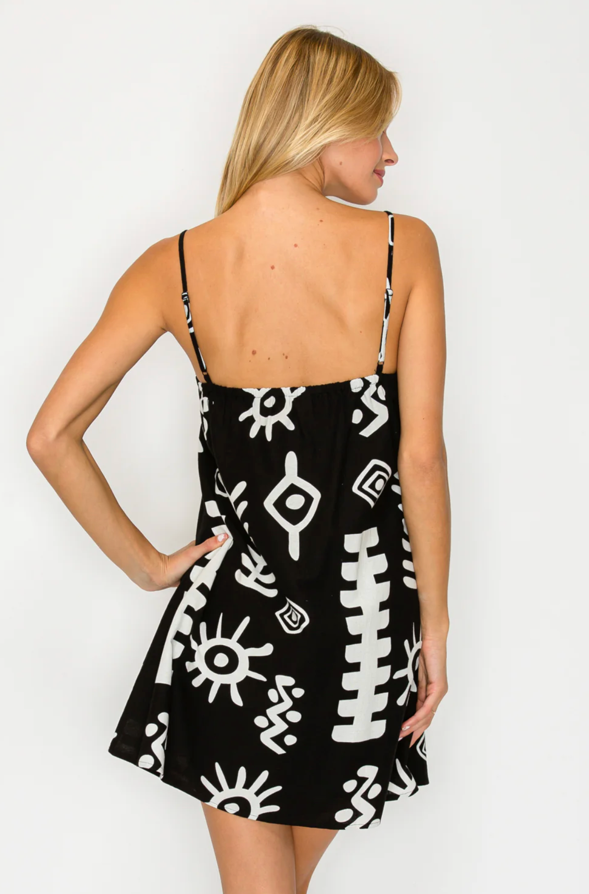 PAROS GEOMETRY SHIFT DRESS