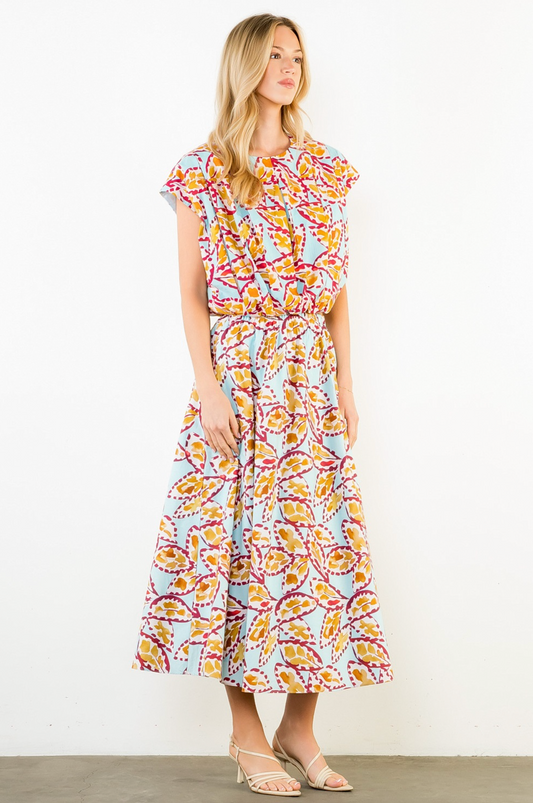 PATTERN LONG SKIRT