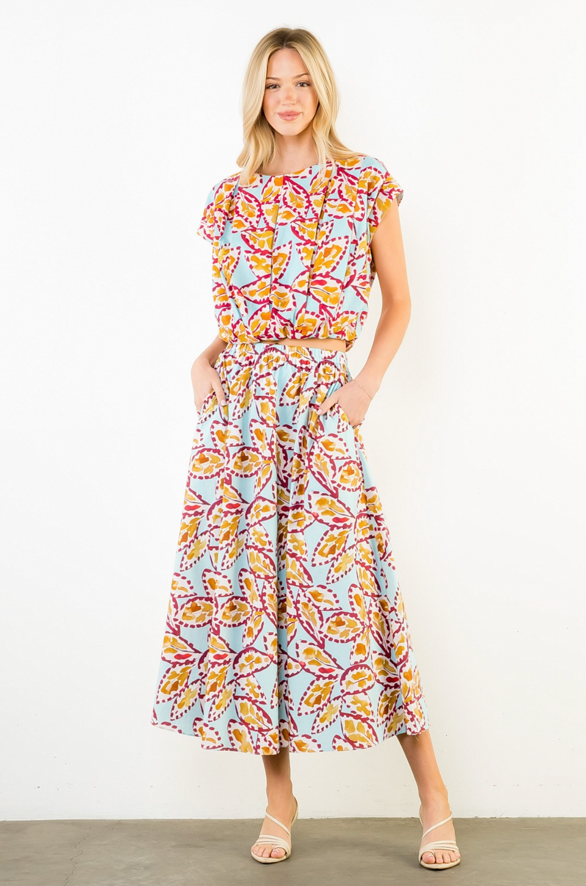 PATTERN LONG SKIRT
