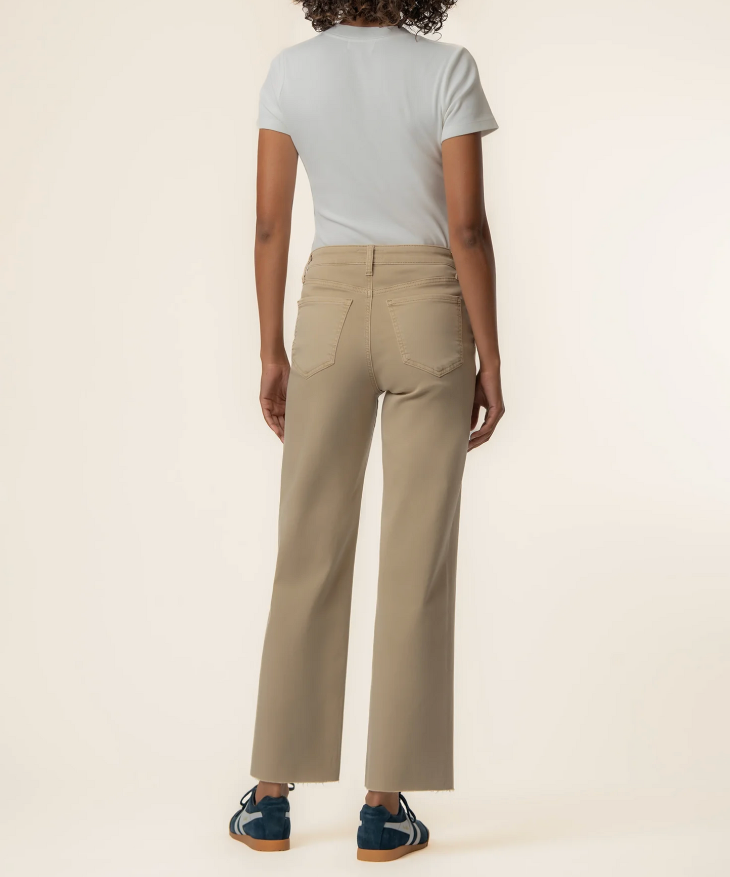 CHARLOTTE TWILL HIGH RISE WIDE LEG
