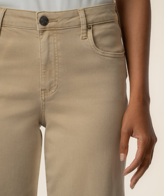 CHARLOTTE TWILL HIGH RISE WIDE LEG
