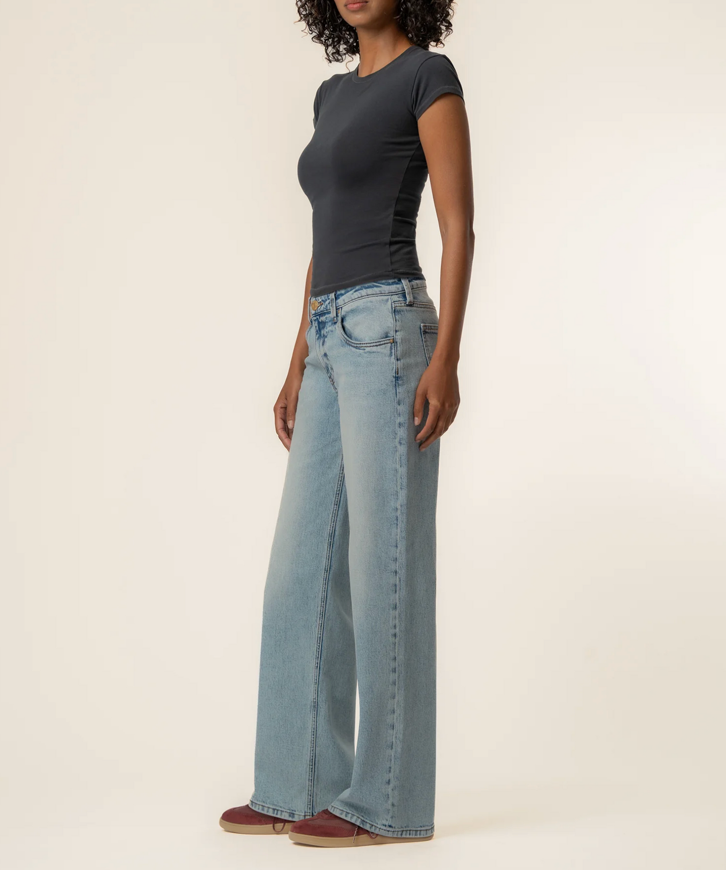 SELENA BAGGY LOW RISE STRAIGHT LEG