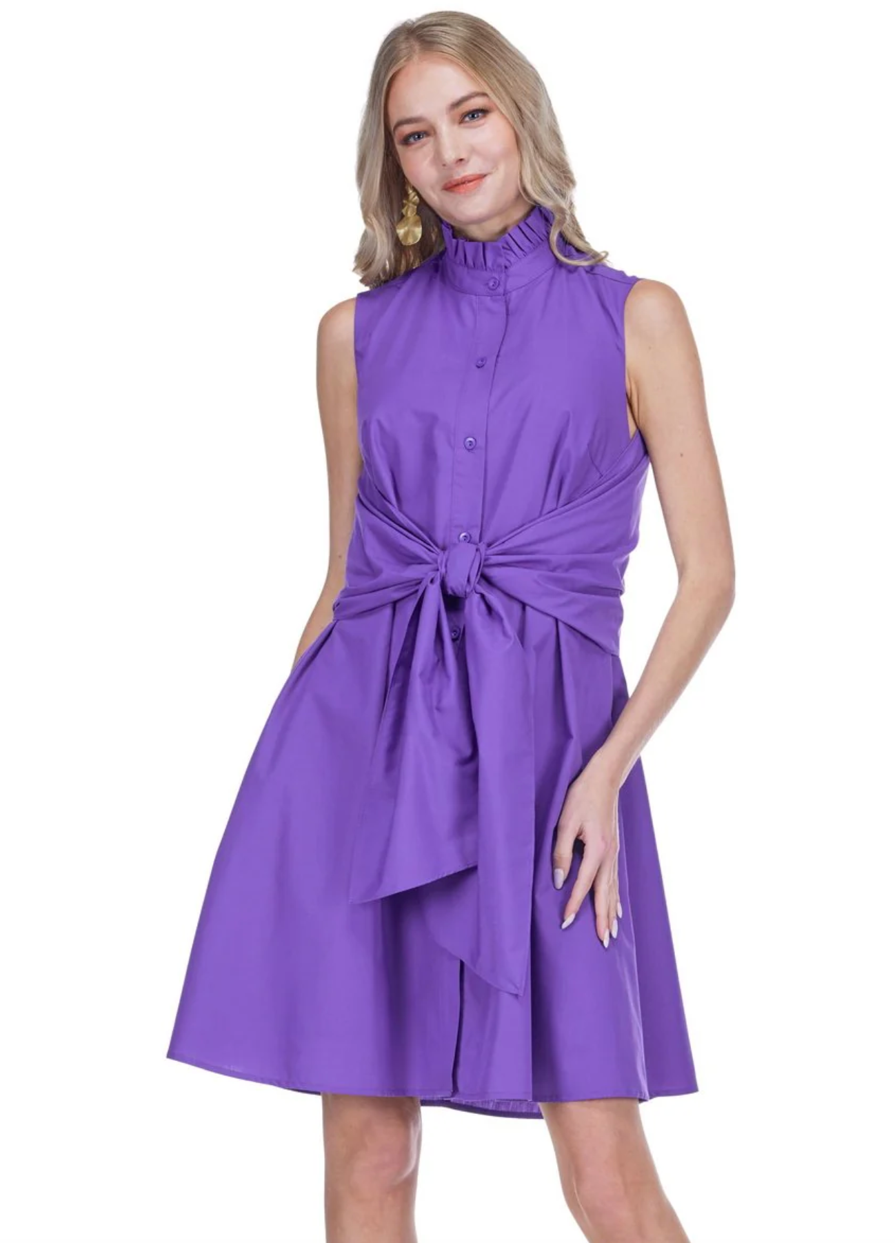 BACK WRAP DRESS