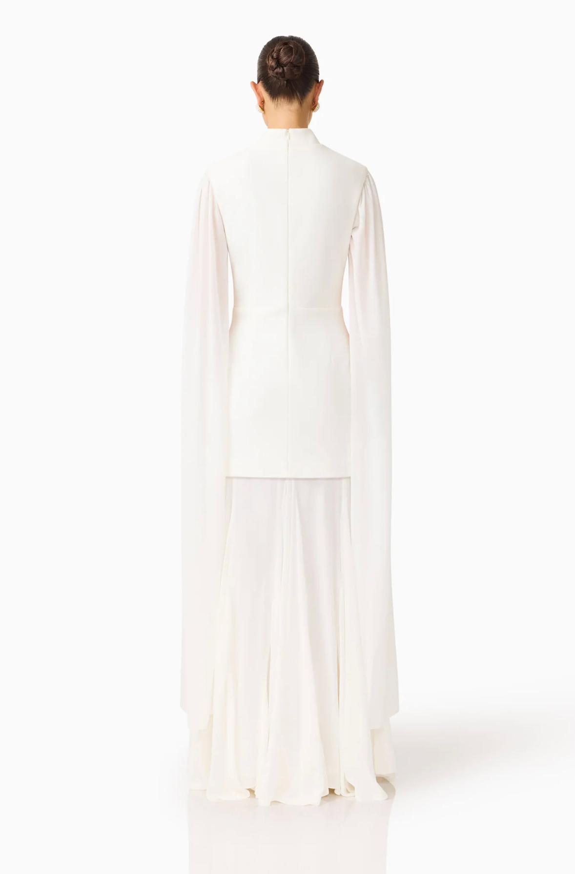 ODELIA CAPE SLEEVE GOWN