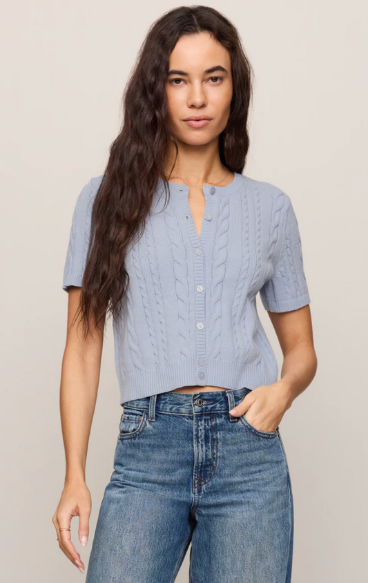 CERA SHORT SLEEVE CARDIGAN