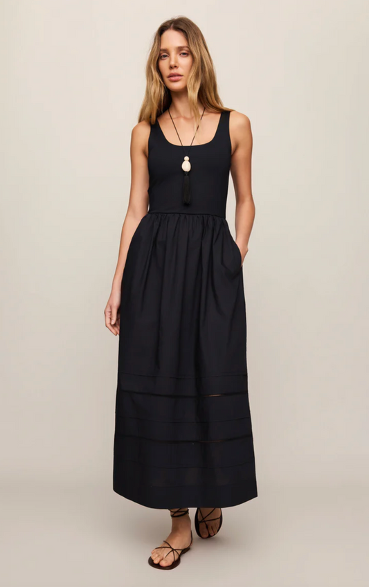 JOHANNA SLEEVELESS MIDI DRESS