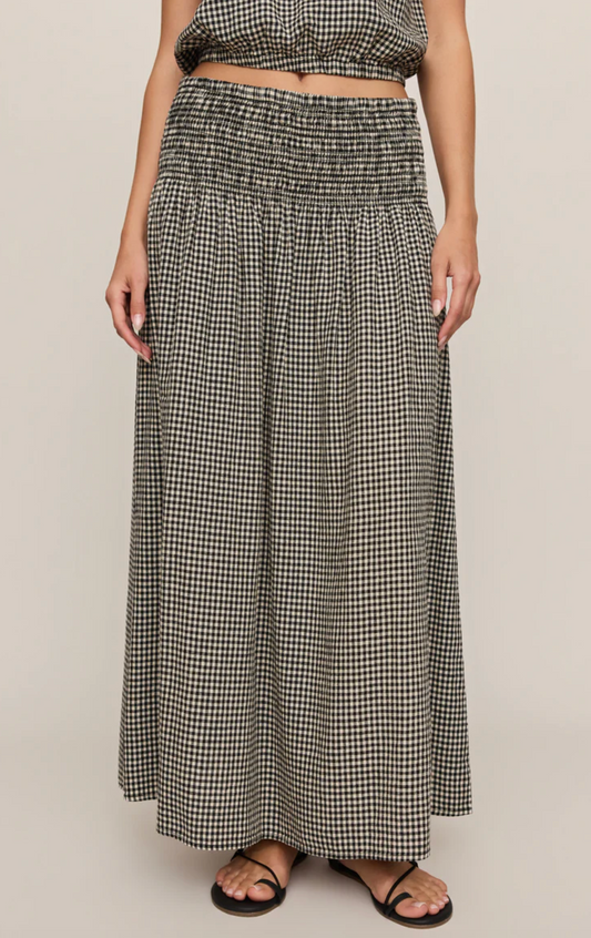 BROOKE GINGHAM MAXI SKIRT