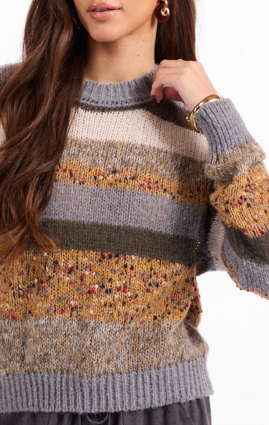 DAFFODIL STRIPE SWEATER