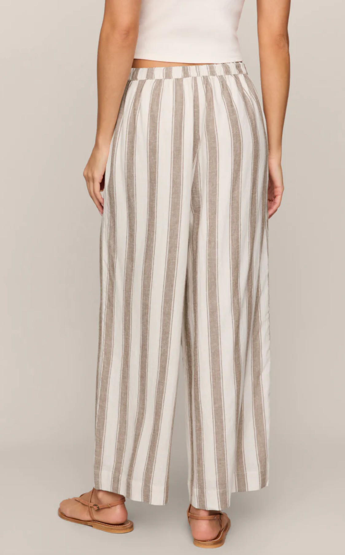 THE PERFECT LINEN STRIPED PANT