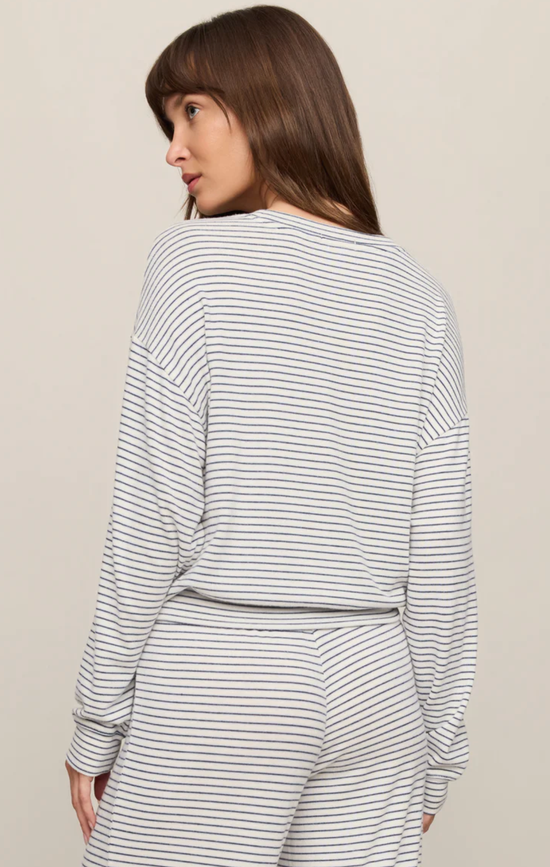 CLASSIC STRIPE LONG SLEEVE TOP