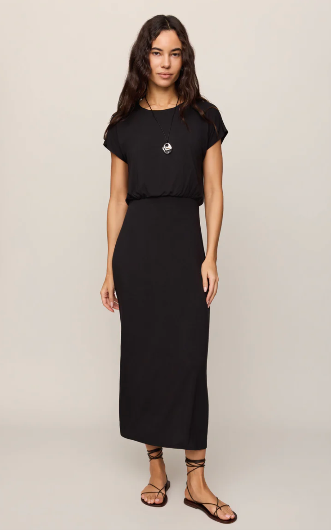 ANIKA JERSEY MIDI DRESS