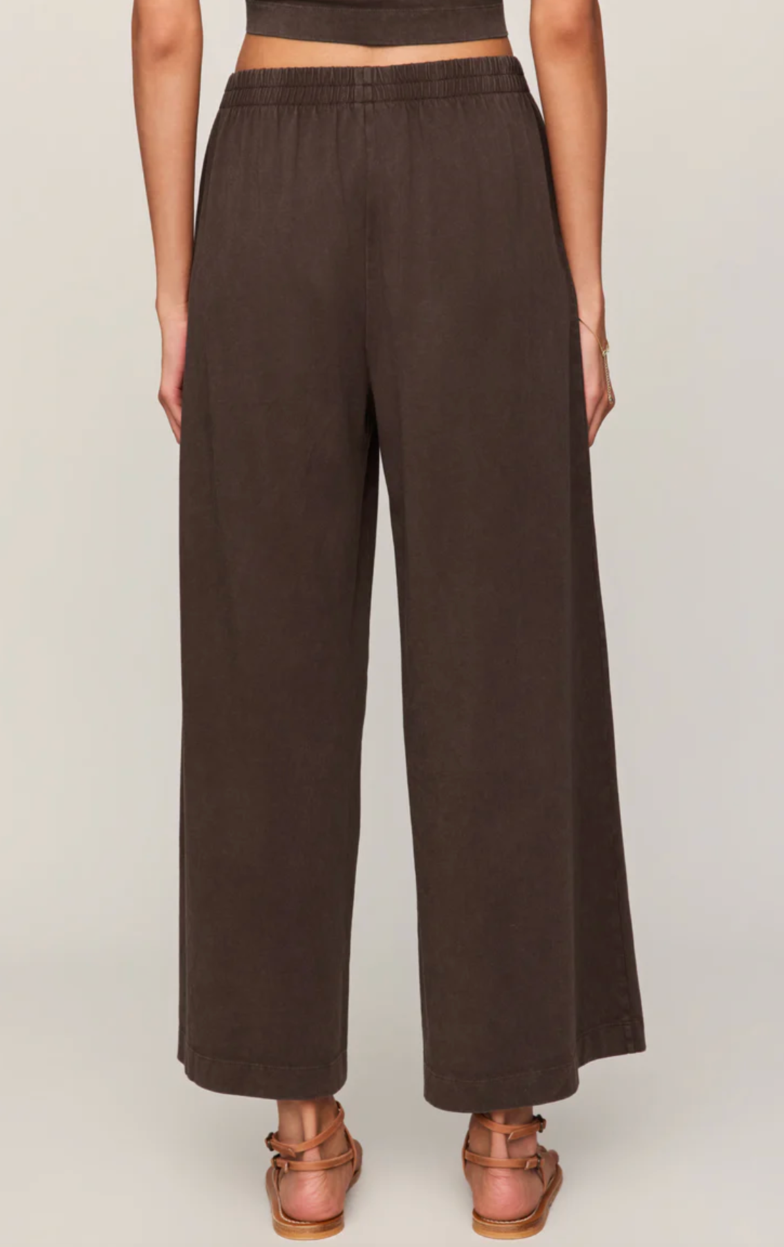 SCOUT JERSEY CROP FLARE PANT