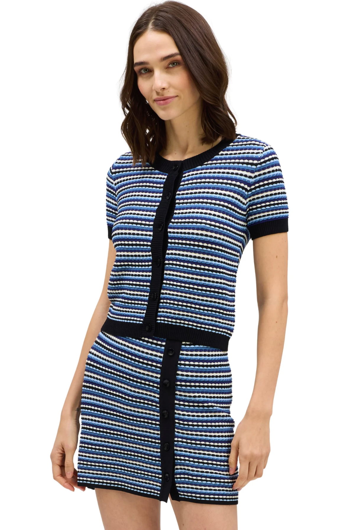 ADELLE SHORT SLEEVE CARDIGAN