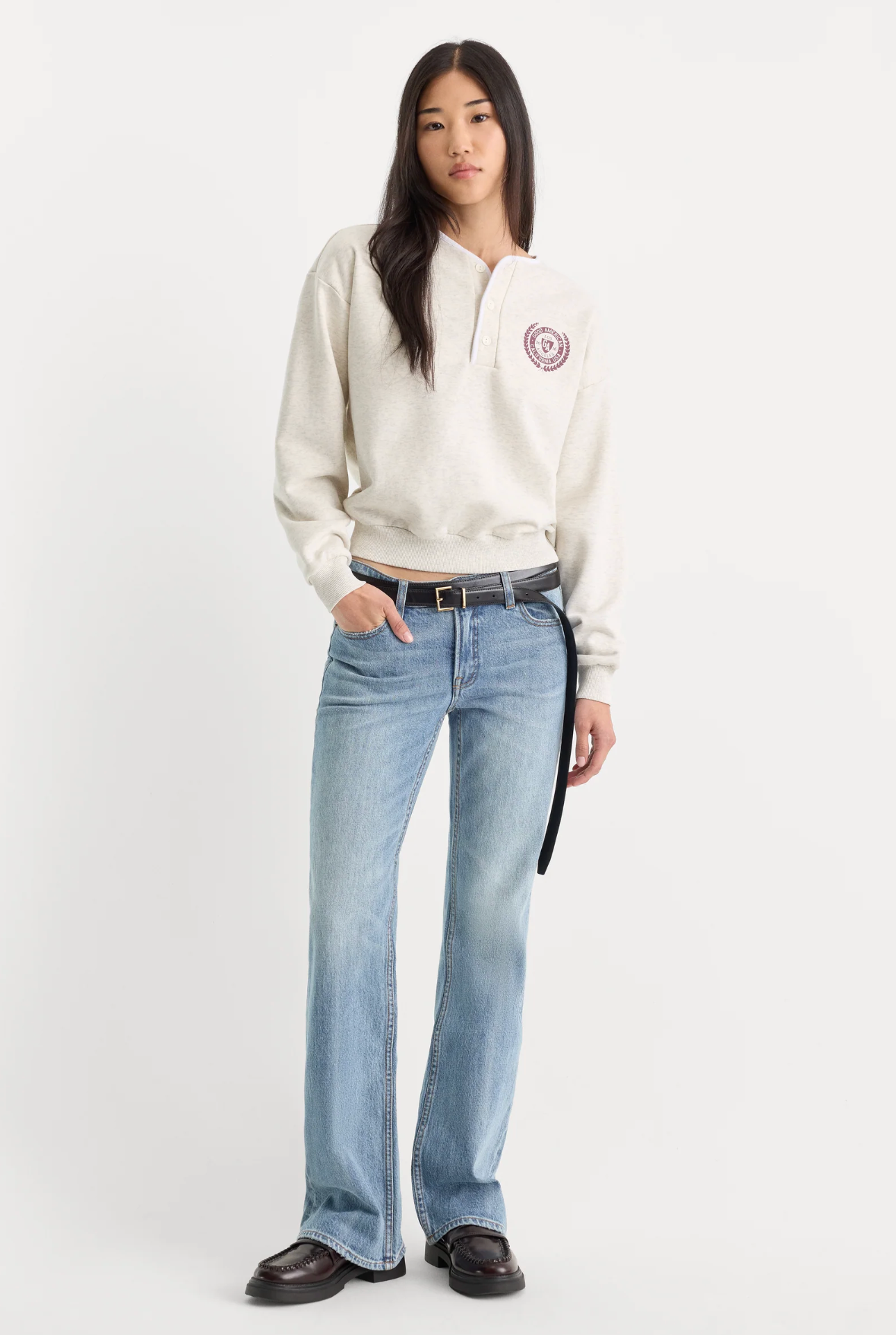 VINTAGE LOW LOOSE JEANS