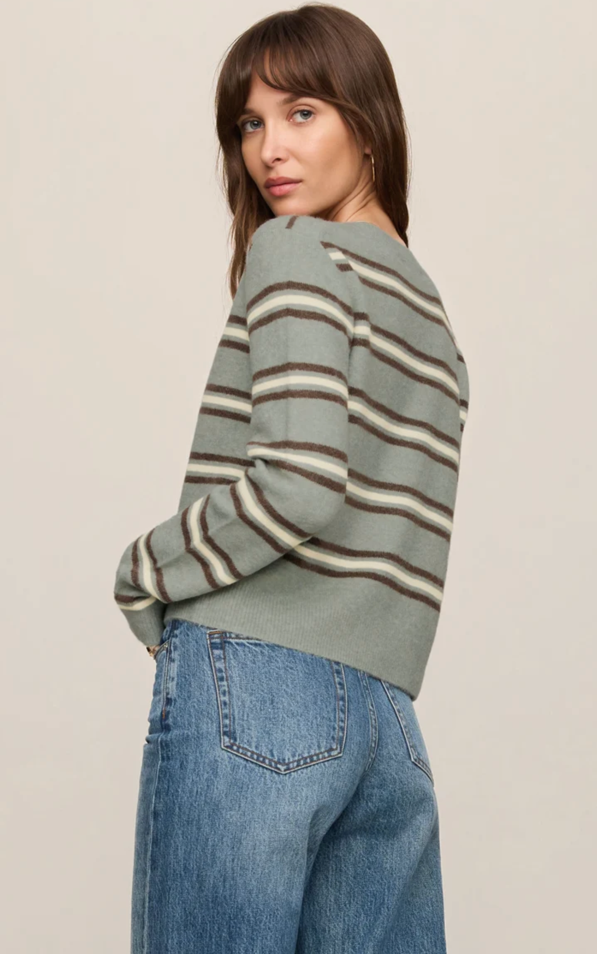 MEDINA COZY STRIPE CARDIGAN