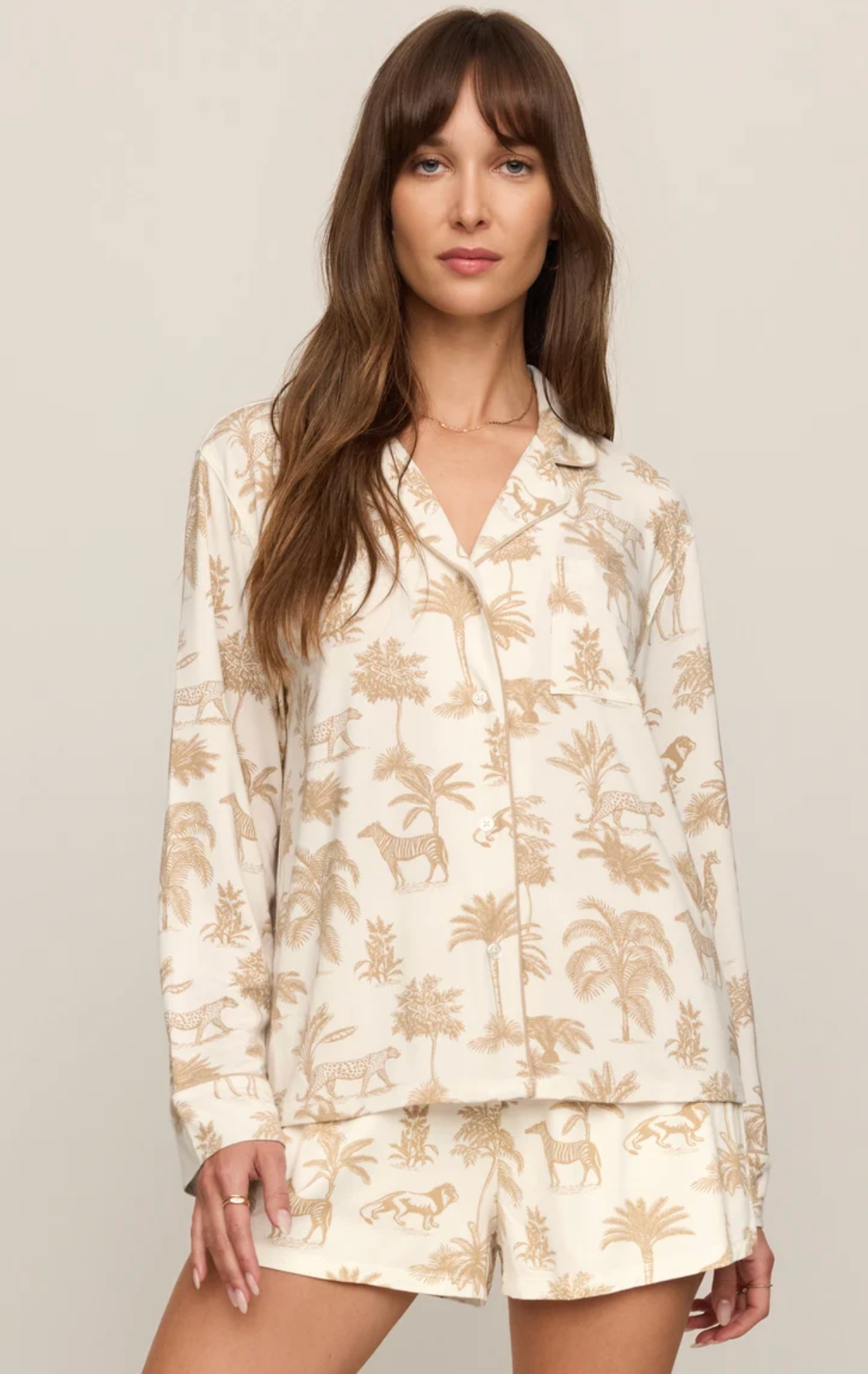 SAFARI PJ LONG SLEEVE TOP