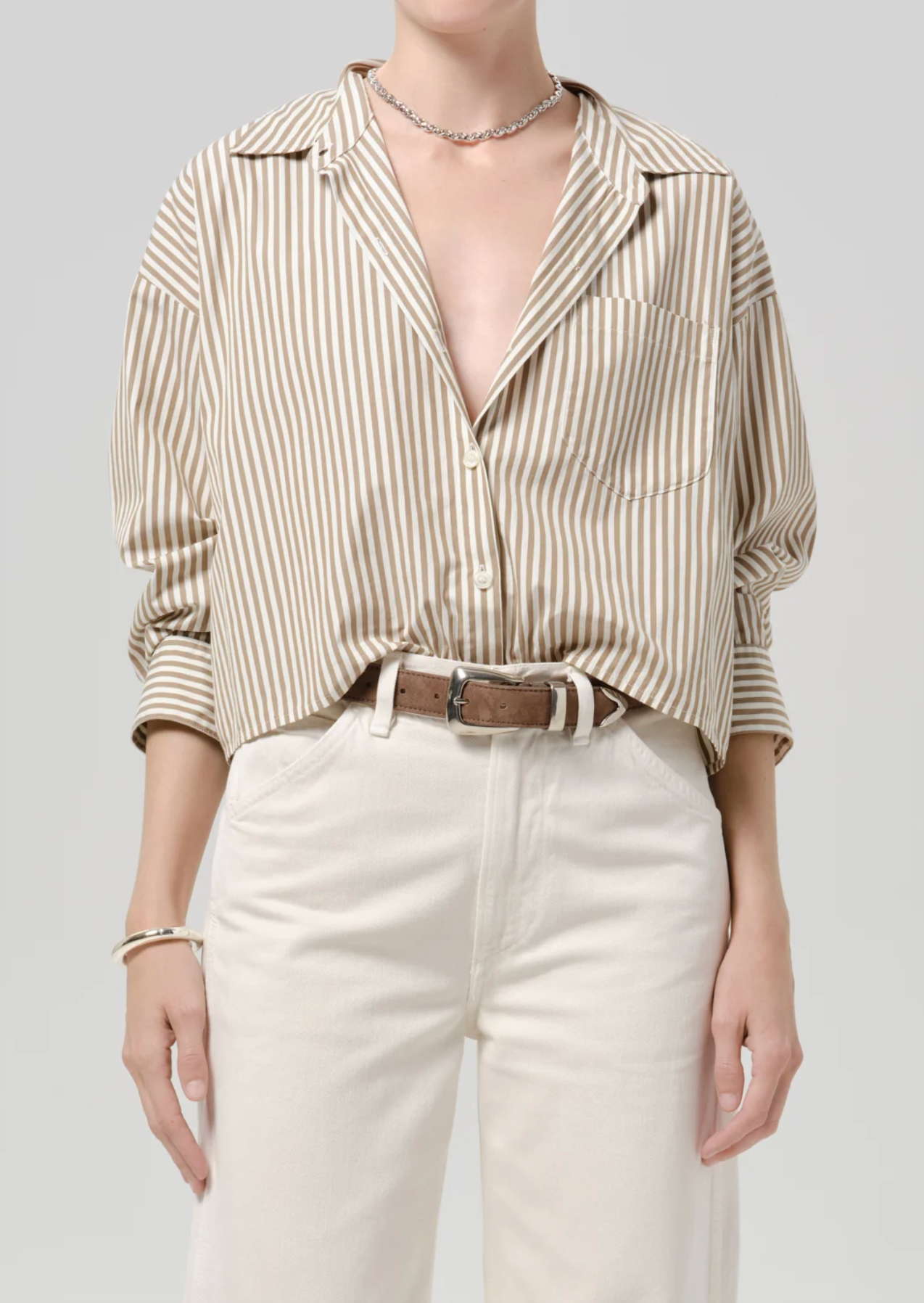 PETIT AMI JAPANESE POPLIN SHIRT