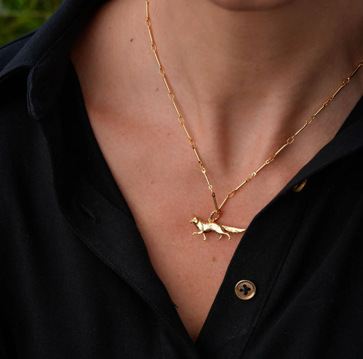 FOX PENDANT NECKLACE