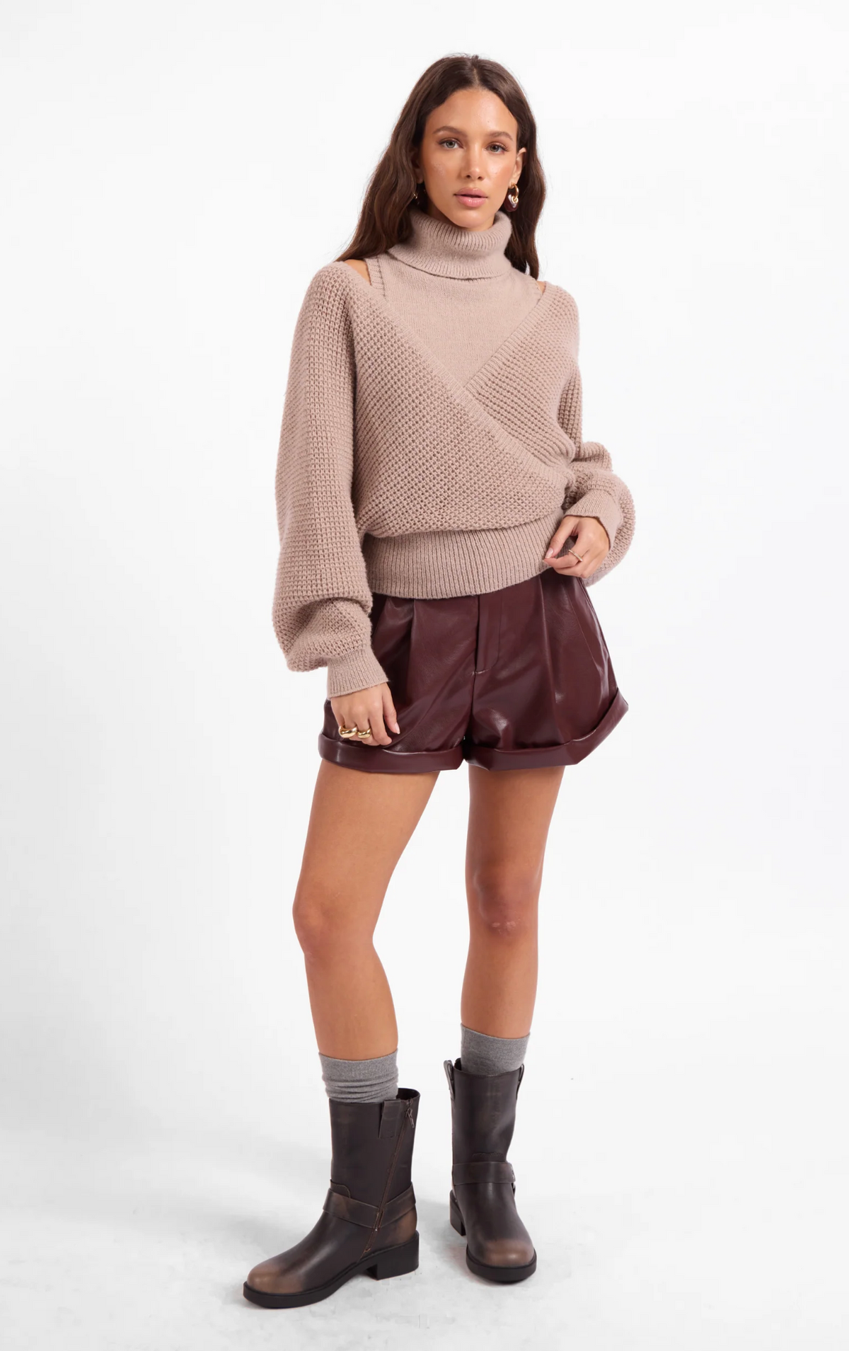 TEAGAN TWO PIECE SWEATER