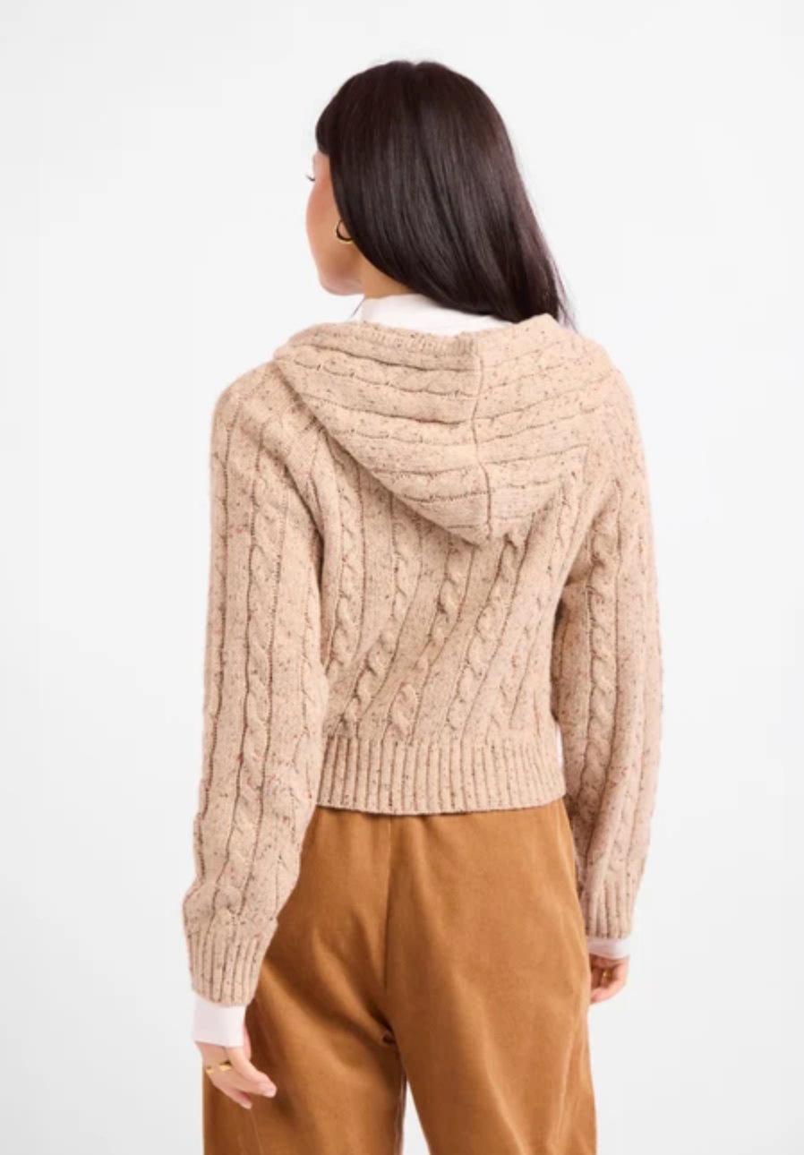 EFFORTLESS CABLE KNIT CARDIGAN