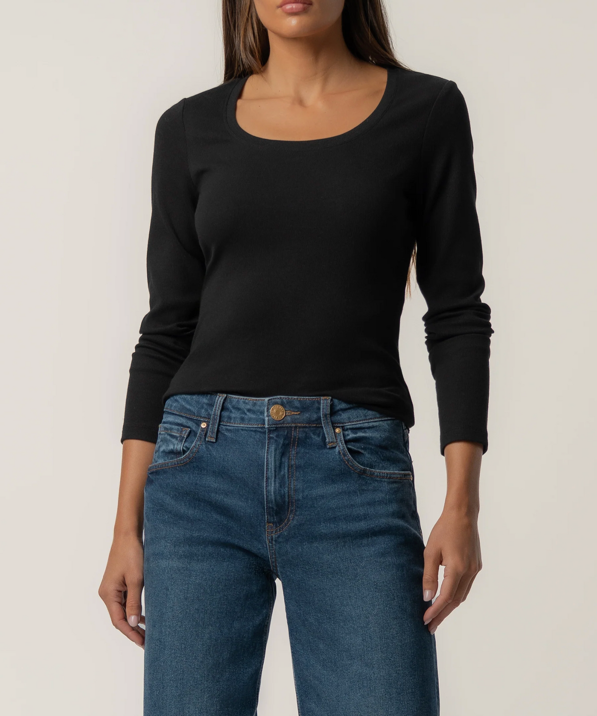 SARAH RIB KNIT TOP