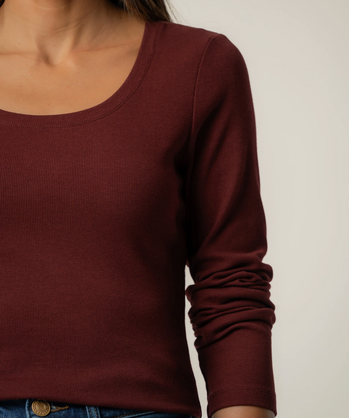 SARAH RIB KNIT TOP