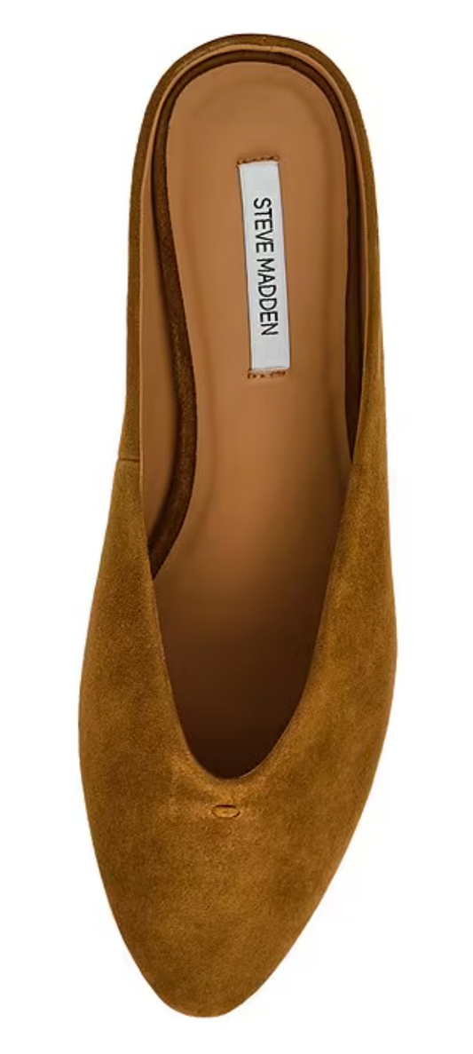 Sherman Suede High Vamp Flat Mules
