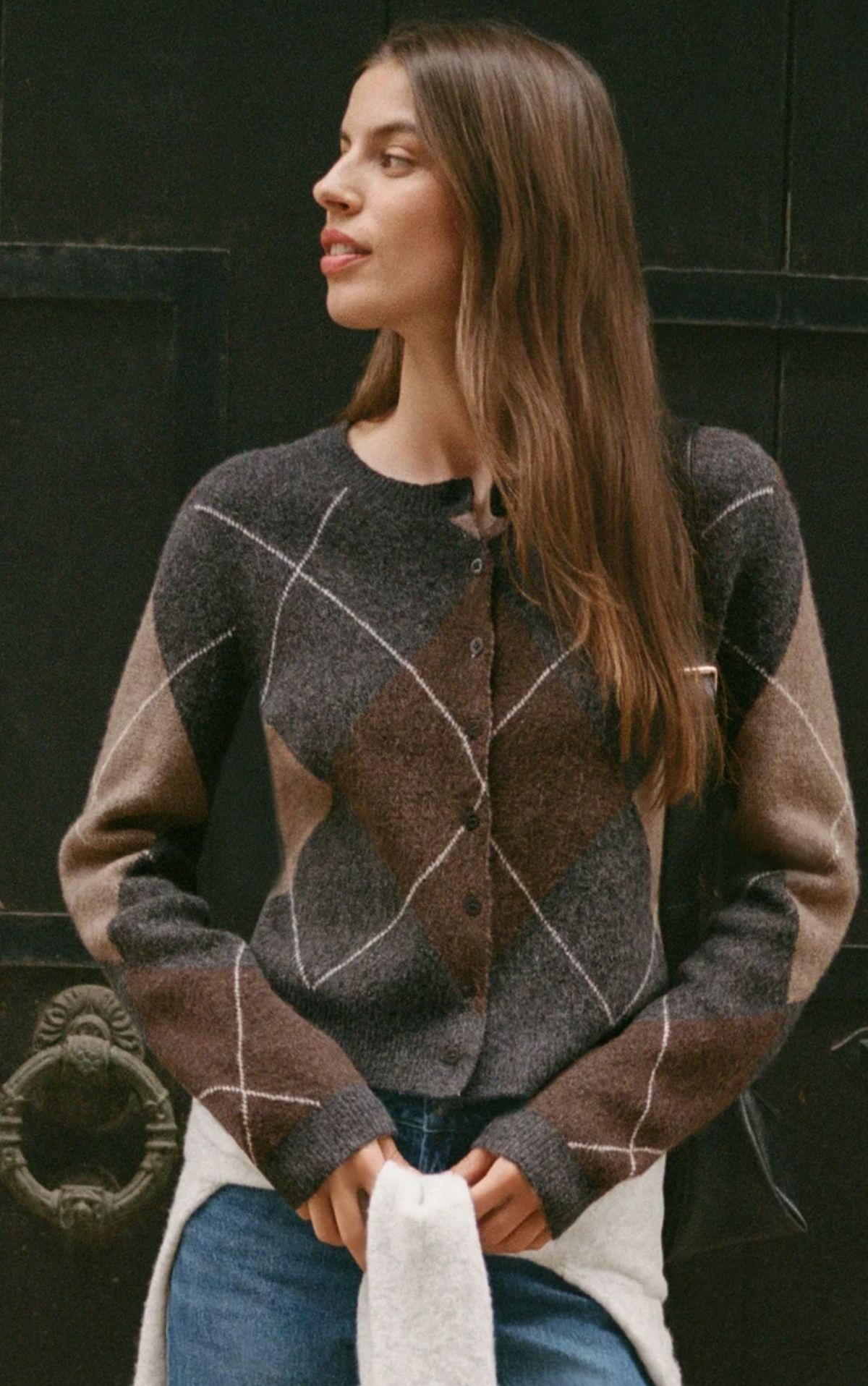 MEDINA ARGYLE CARDIGAN