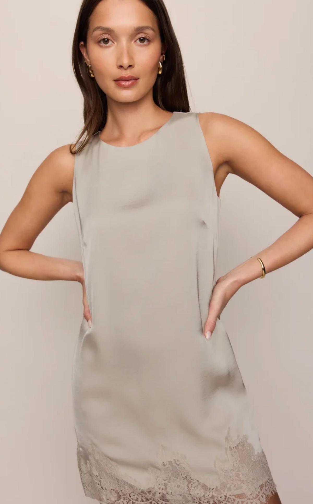 MEADOW MUSE LACE MINI DRESS