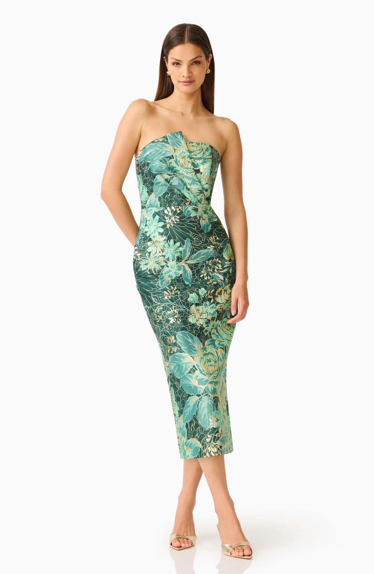MELIORA COLUMN MIDI DRESS