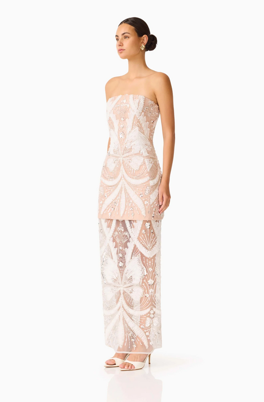 ORVELLA EMBELLISHED MAXI DRESS