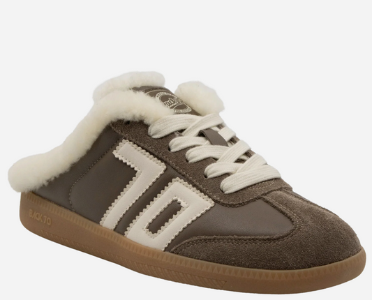 EASTER FL in TAUPE BUTTER Backless Sneakers