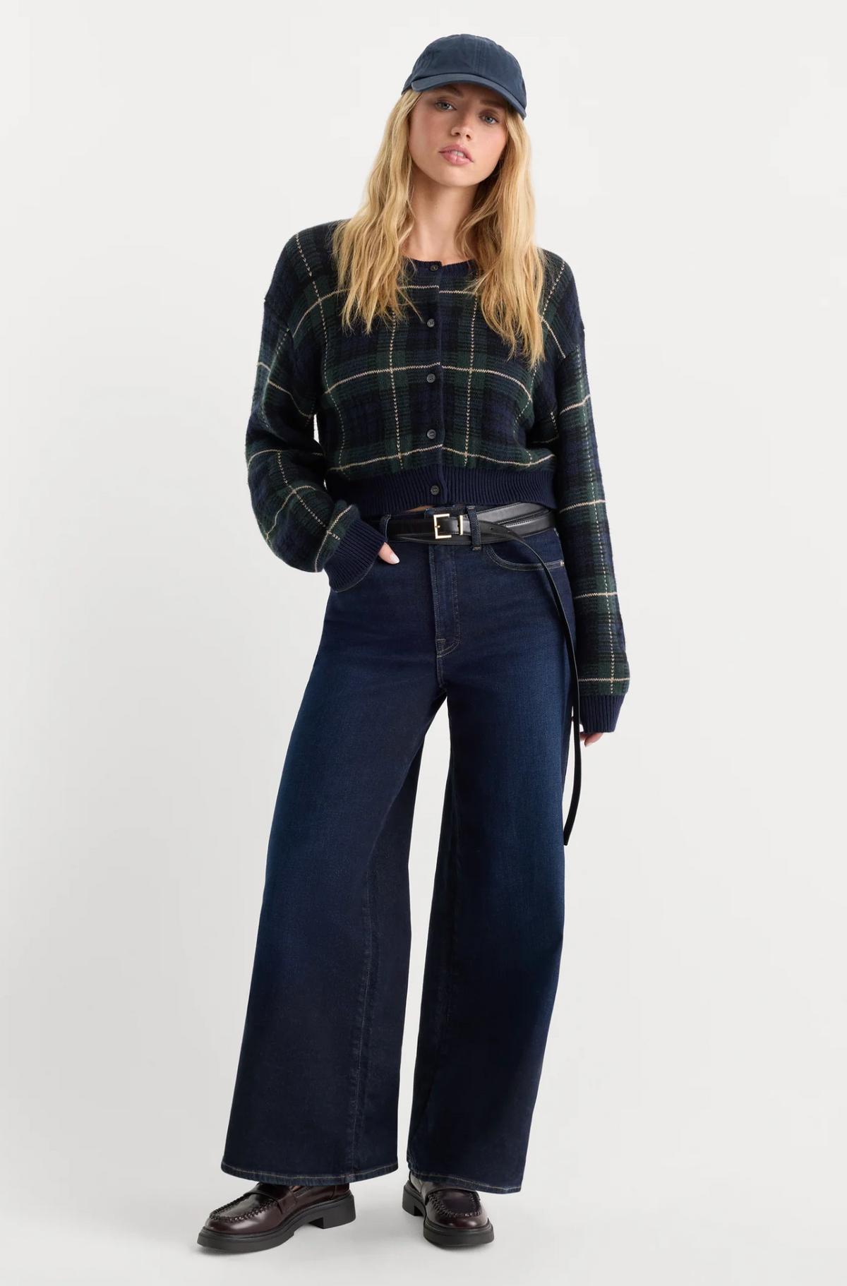 SOFT TECH GOOD WAIST PALAZZO ANKLE JEANS