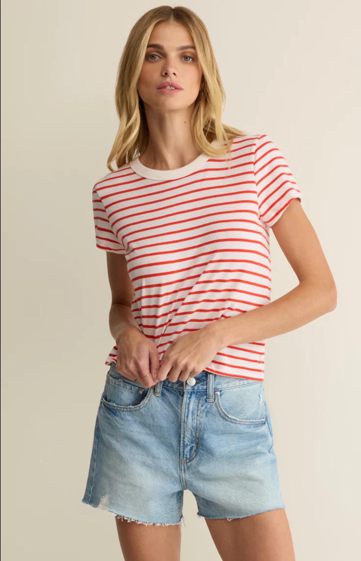 JUNIE STRIPED TEE