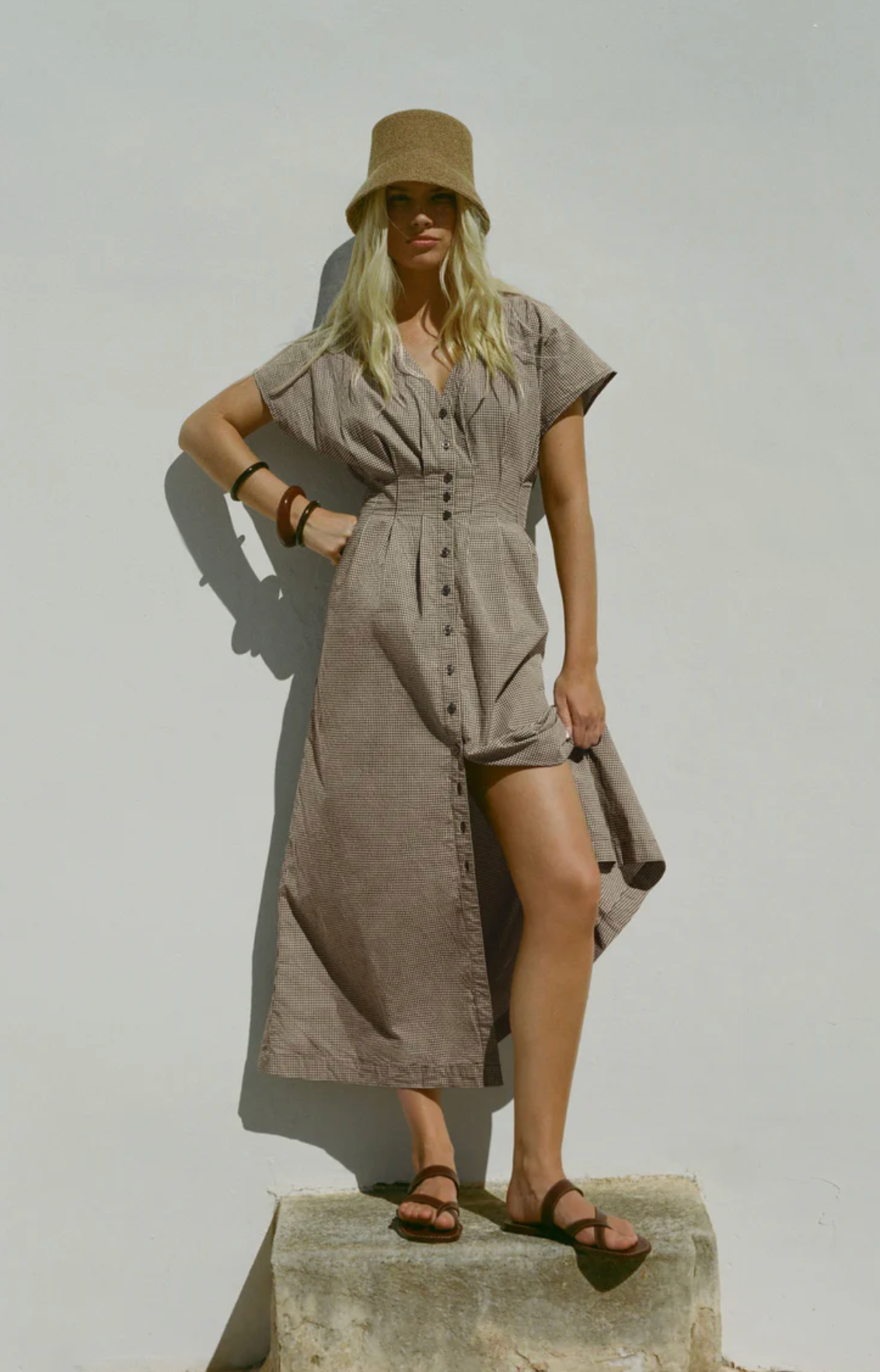 SANNA GINGHAM DRESS