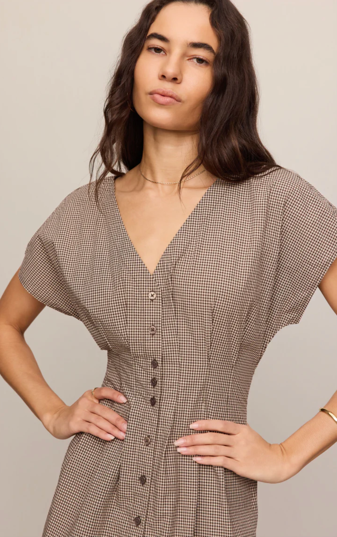 SANNA GINGHAM DRESS