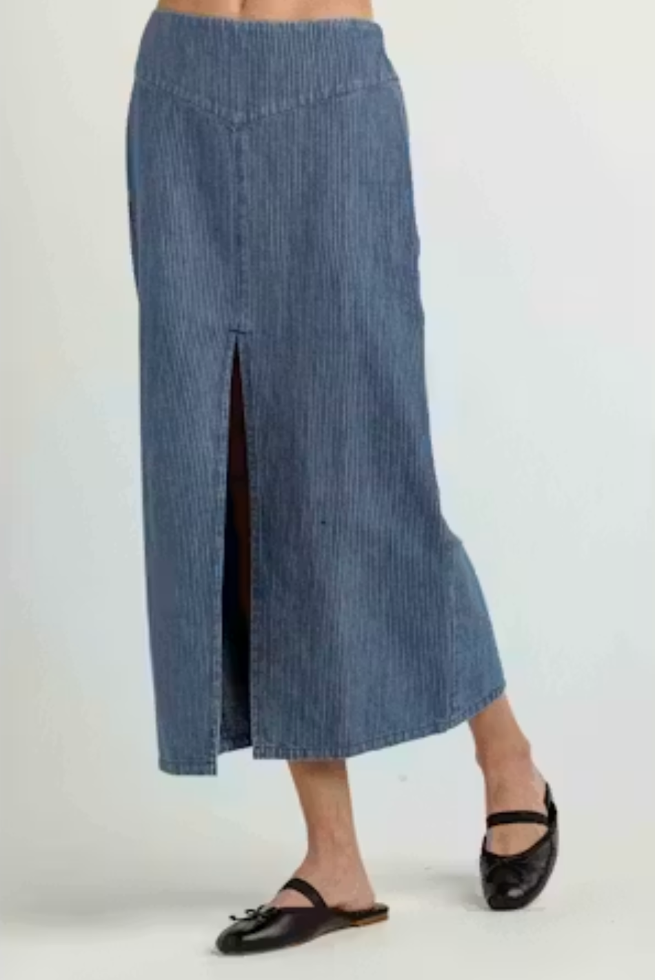 DENIM BAKER SKIRT