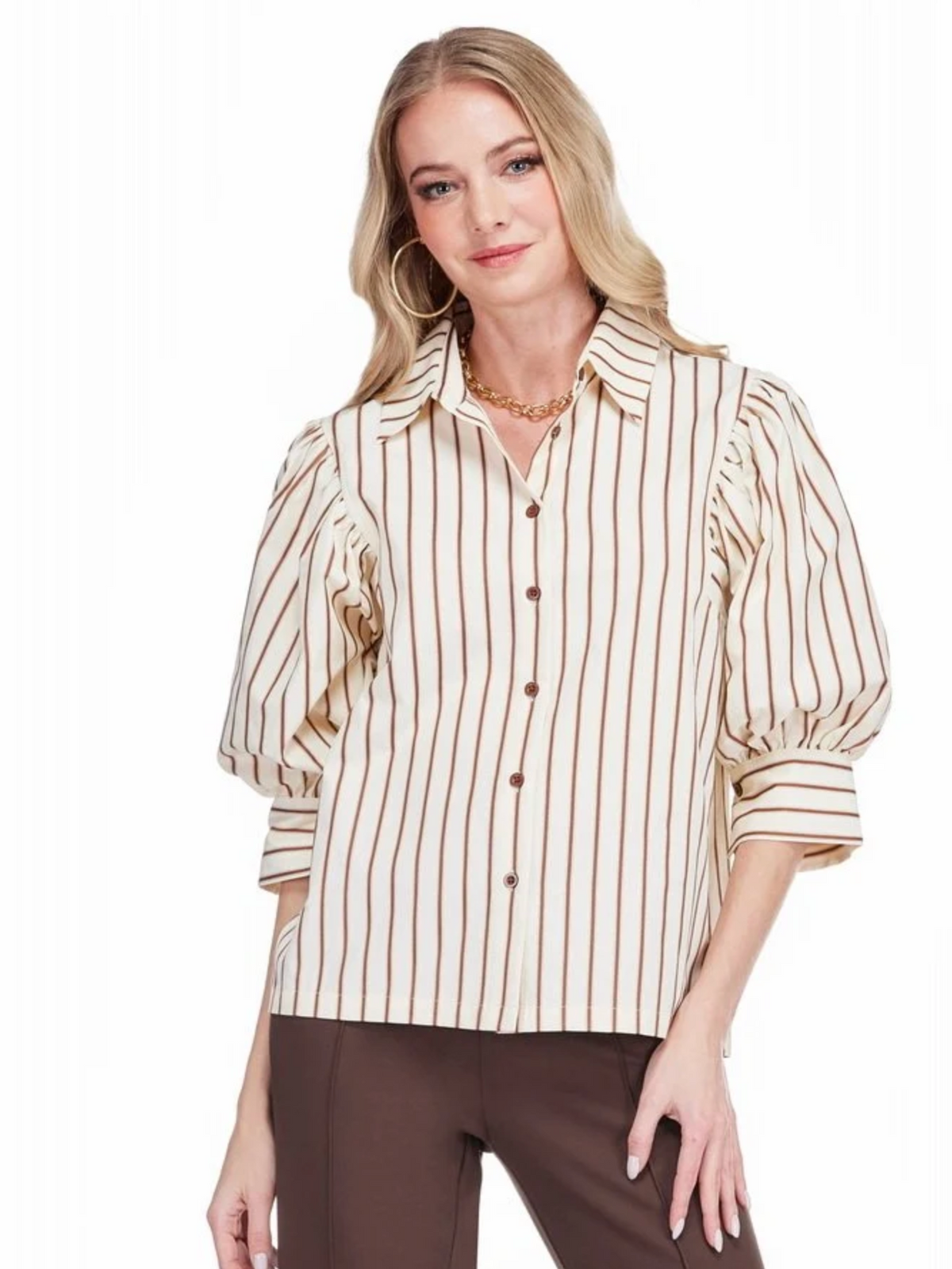 PUFF SLEEVE SHIRT