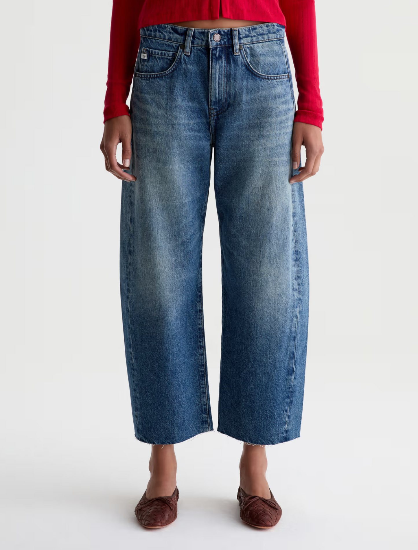 HATTIE CROP BARREL JEAN