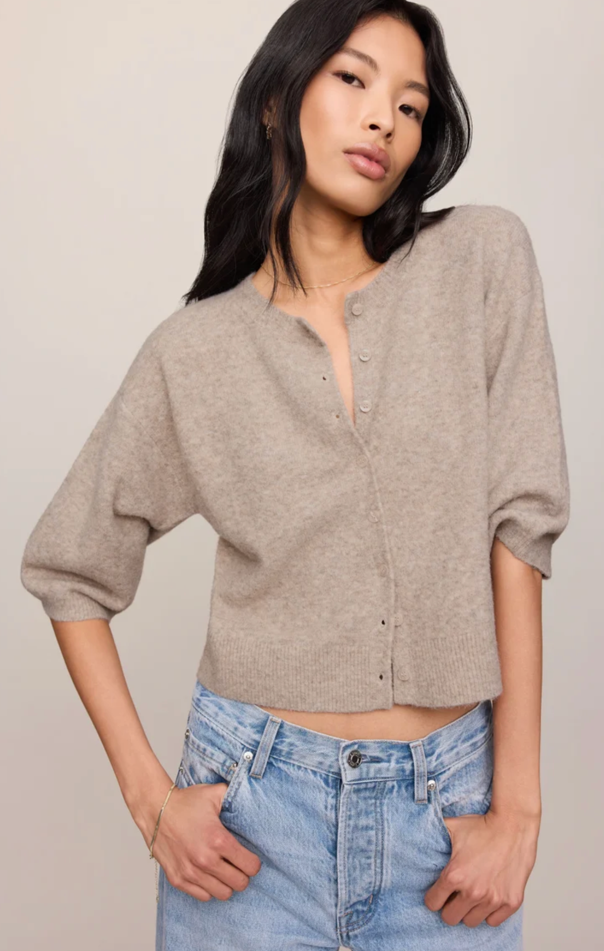 VALOR SHORT SLEEVE CARDIGAN