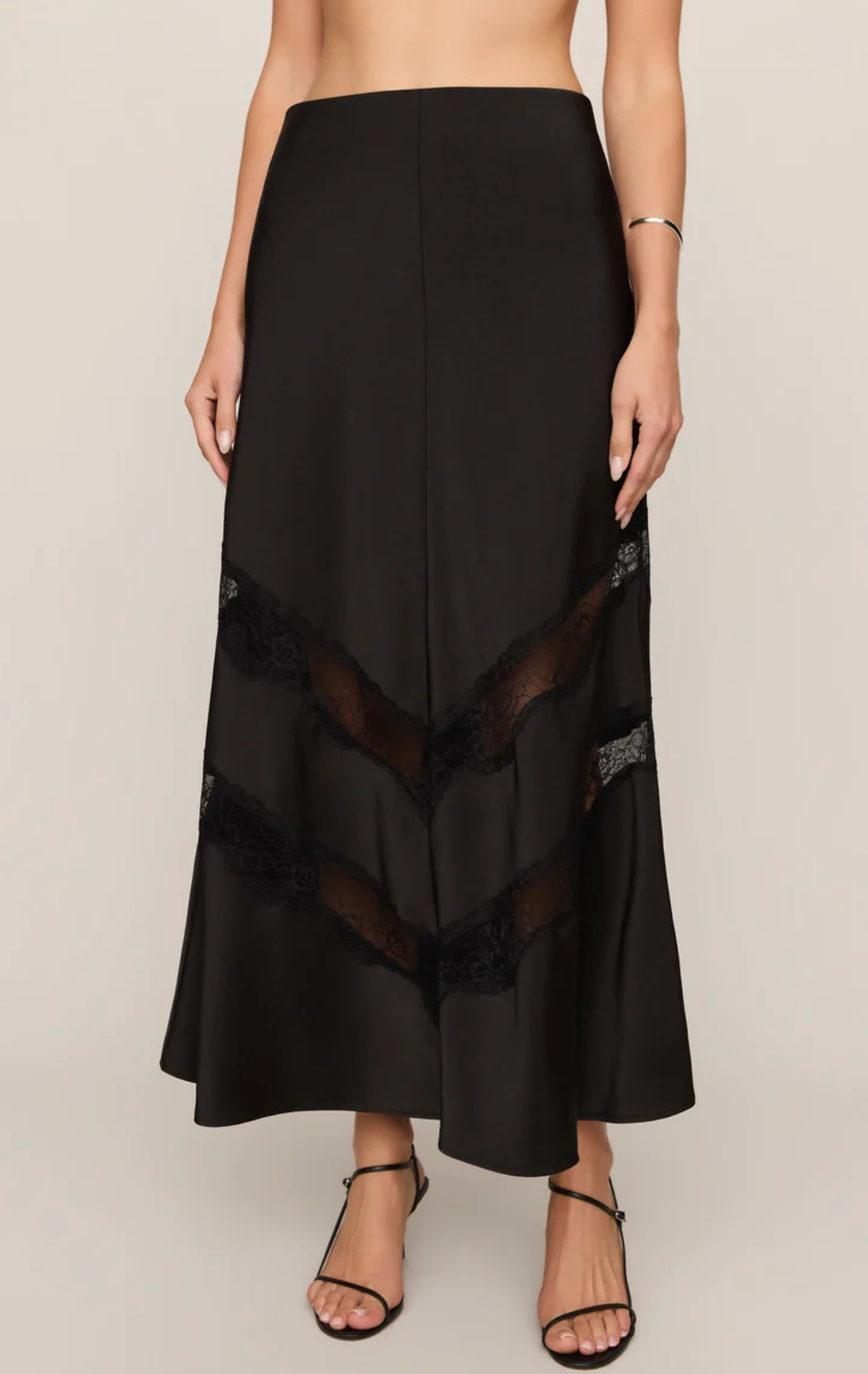 KORI LACE MIDI SKIRT