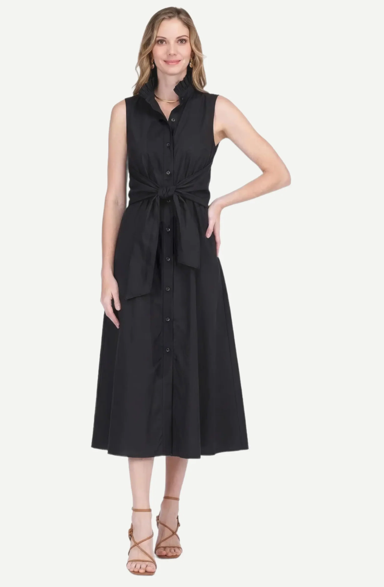 BACK WRAP MAXI DRESS