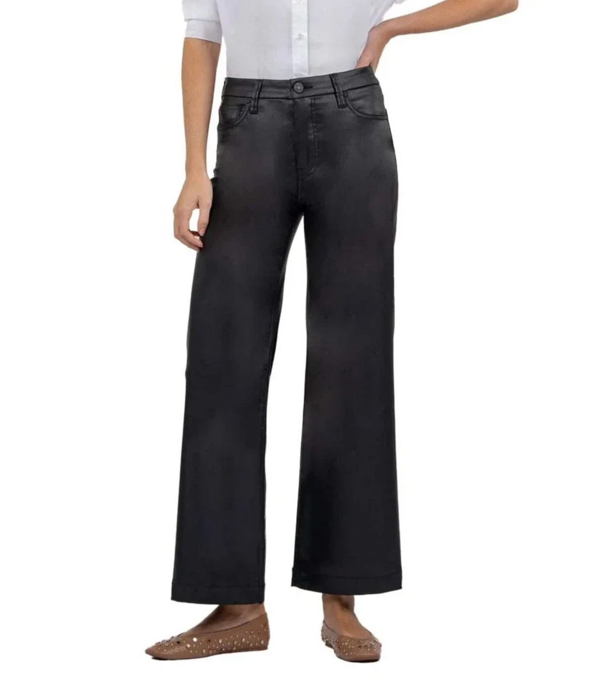 MEG HIGH RISE FAB AB WIDE LEG
