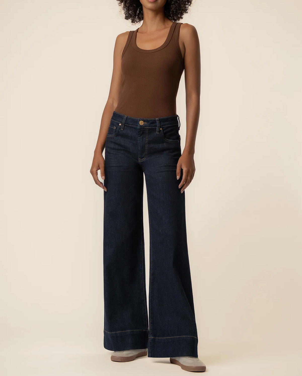 MAYA HIGH RISE FAB AB WIDE LEG